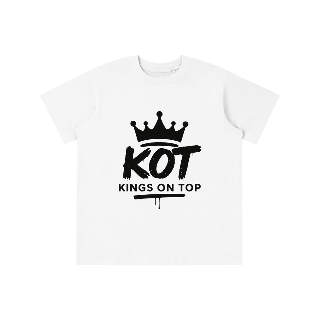 KOT Boys 'On Top' 'White & Black' T-shirt