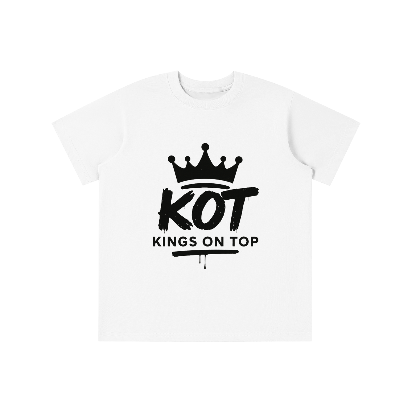 KOT Boys 'On Top' 'White & Black' T-shirt