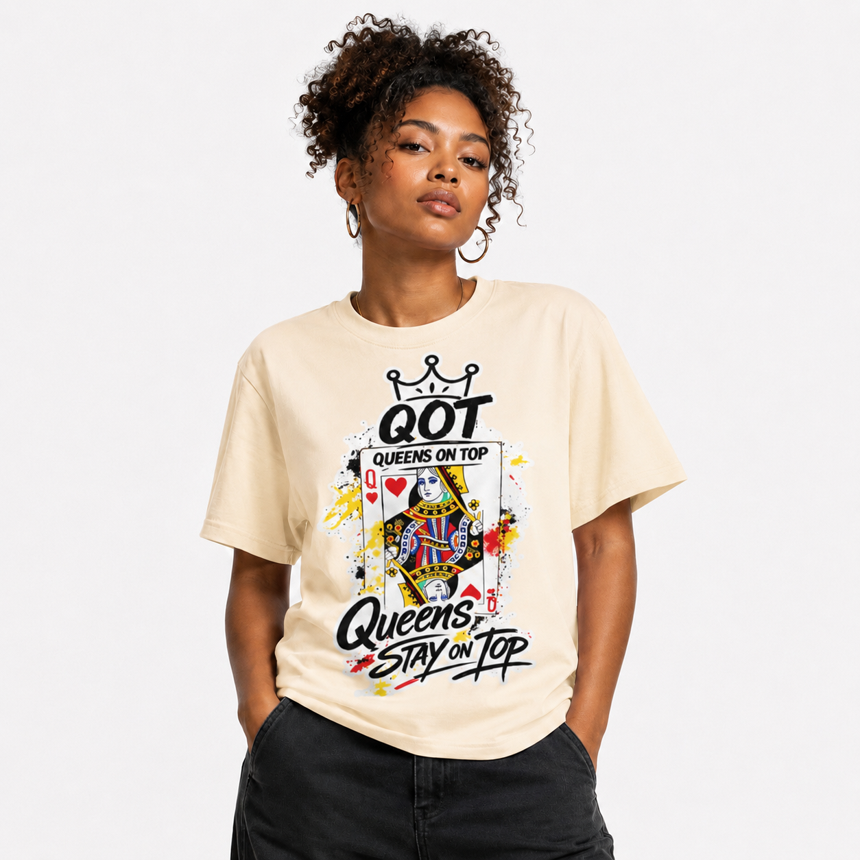 Queens Stay On Top 'Womens' T- Shirt