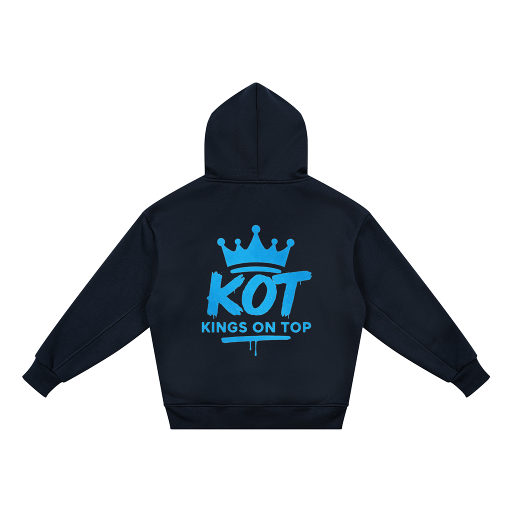 KOT Boys Signature 'Navy Blue & Sky Blue' Fleece Hoodie