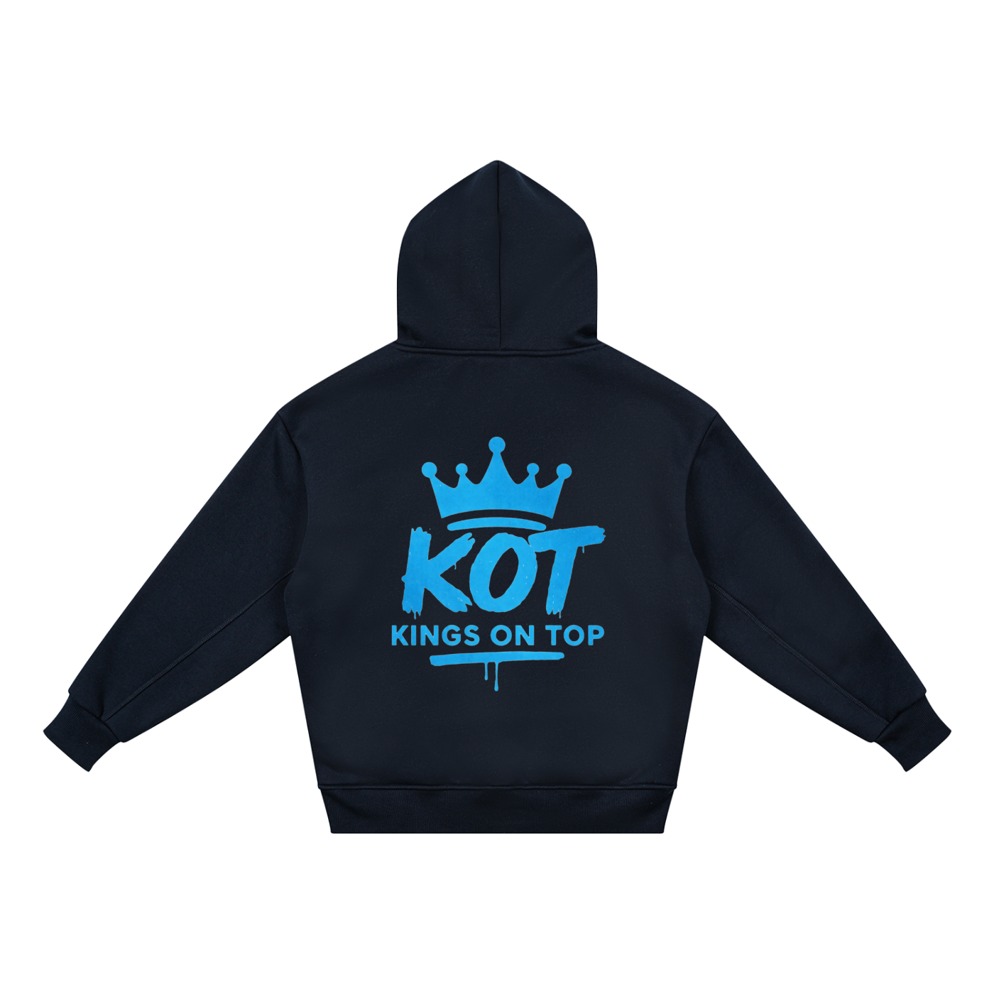 KOT Boys Signature 'Navy Blue & Sky Blue' Fleece Hoodie