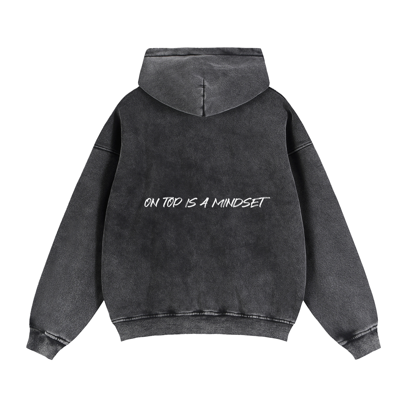 KOT 'Mens' 'ON TOP' Zip-Through Boxy Fleece Hoodie