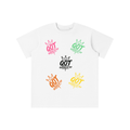 QOT Girls 'Multi Colour Logo' T-shirt