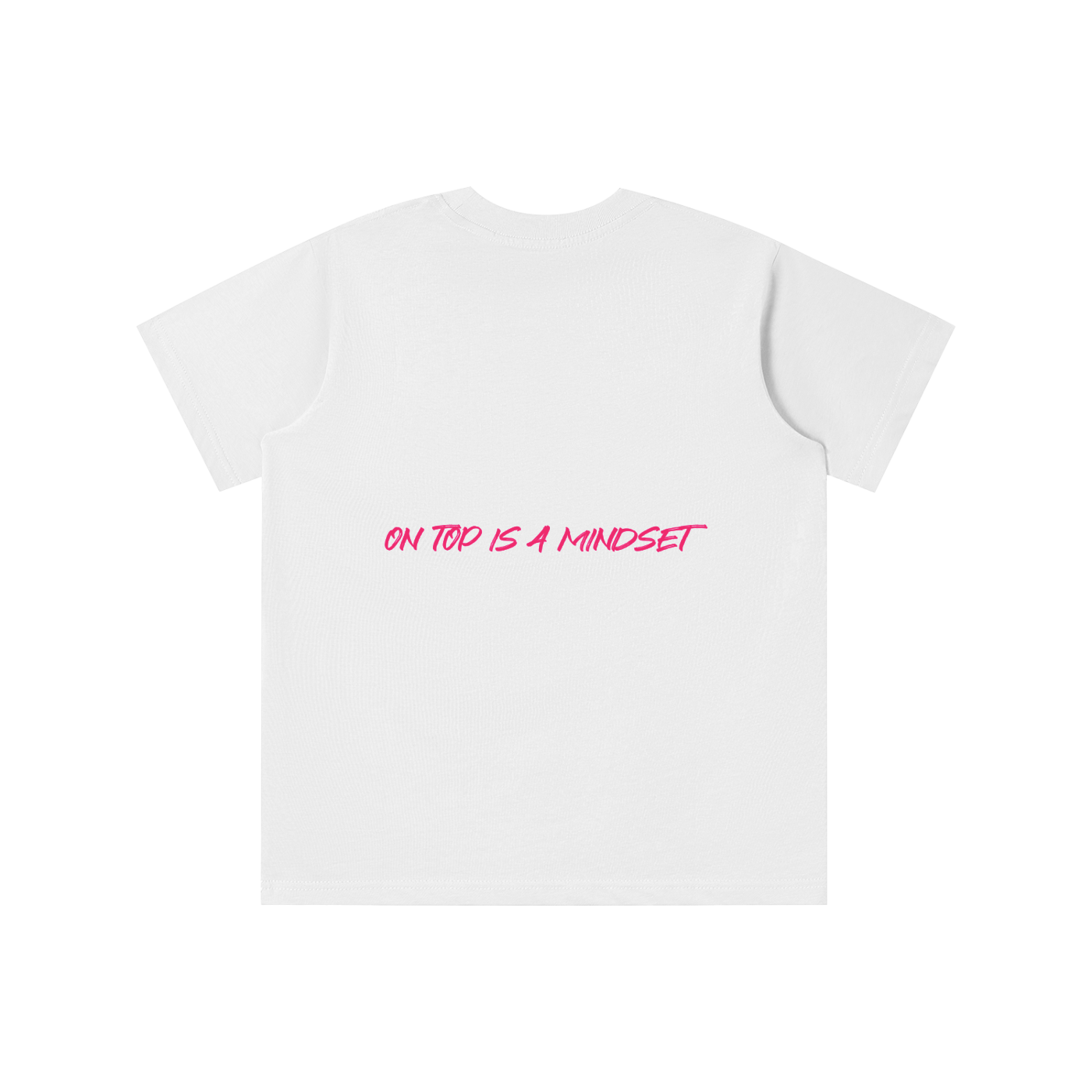 QOT Girls 'Pink & White' T-shirt
