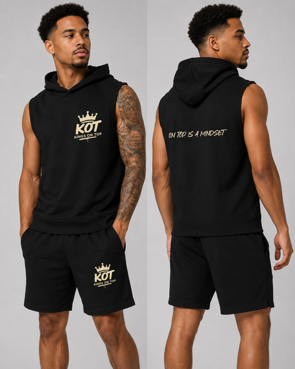 KOT Men’s Sleeveless Signature Hoodie