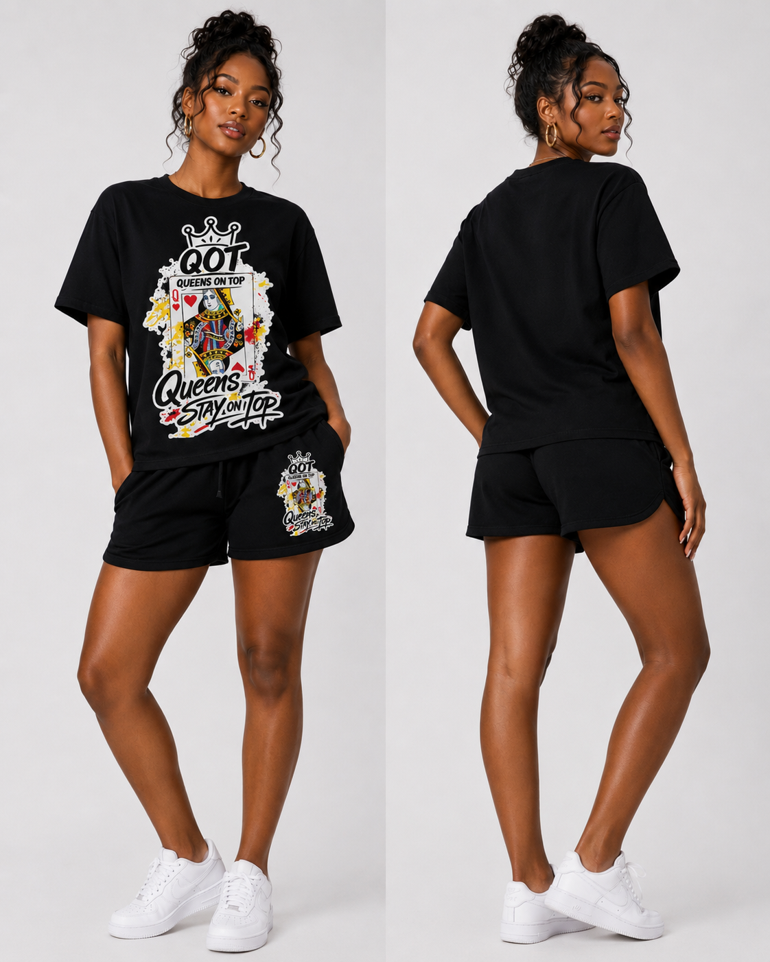 QOT Womens ‘Stay On Top’ Shorts