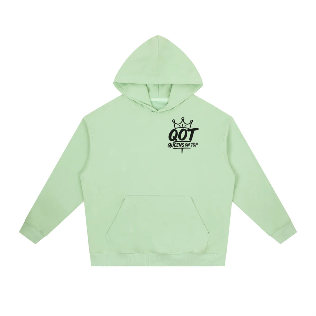 QOT Women's ' ON TOP' Drop-Shoulder Hoodie