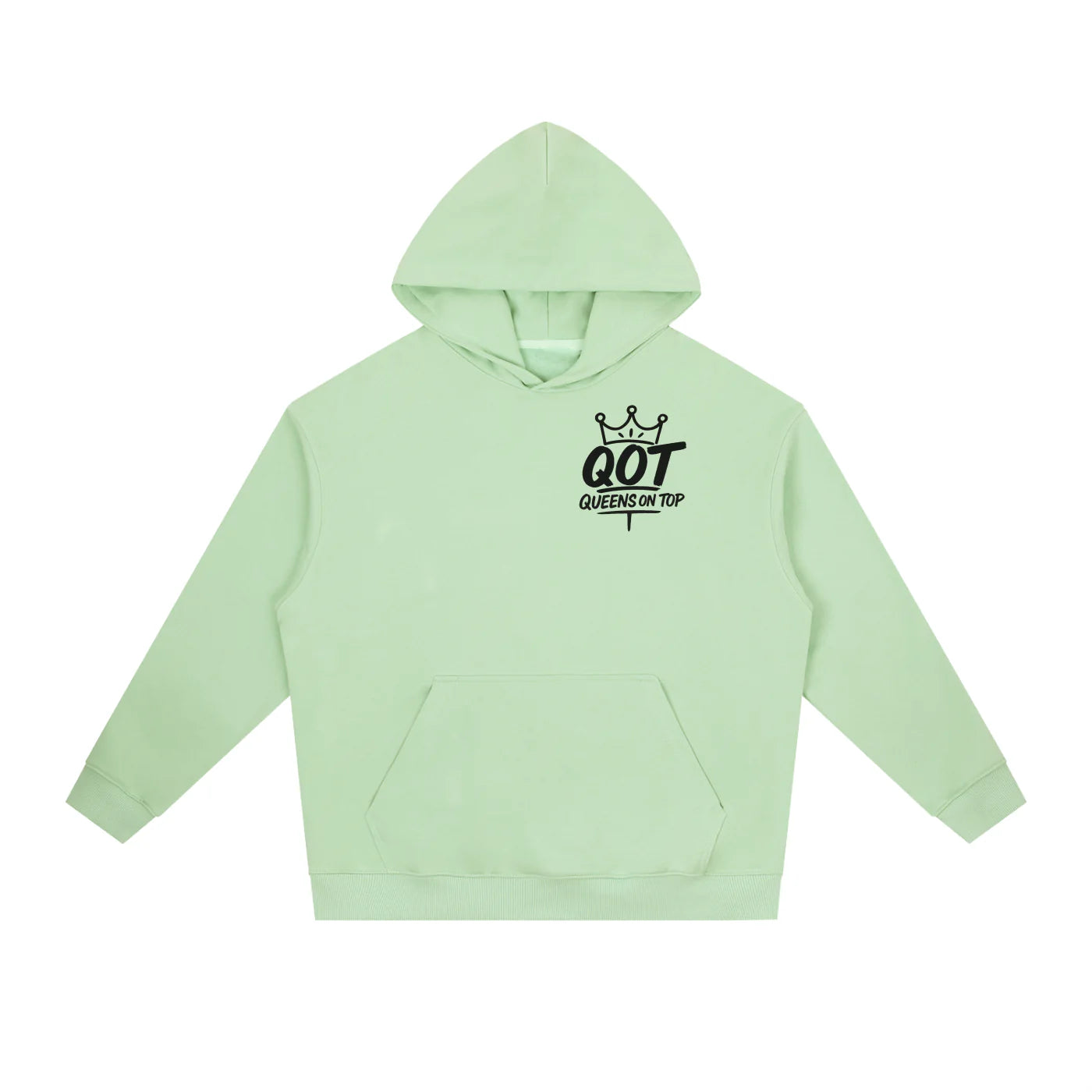 QOT Women's ' ON TOP' Drop-Shoulder Hoodie