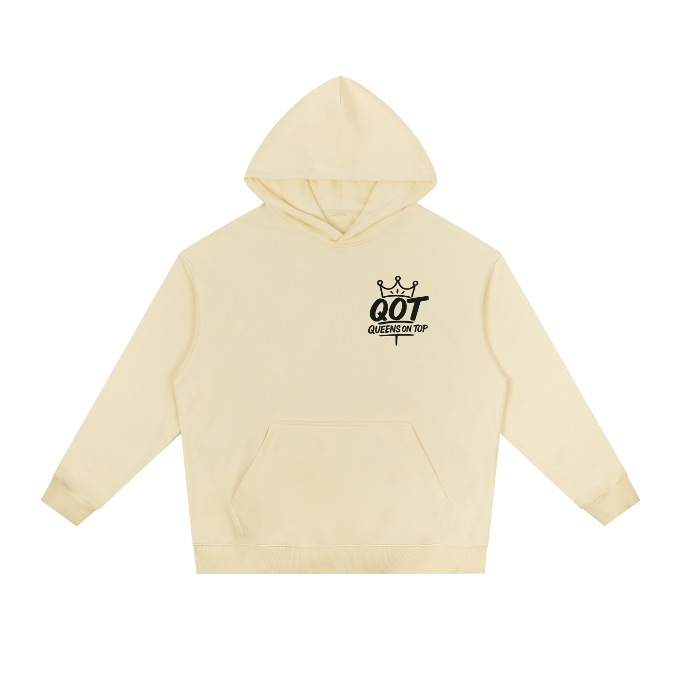 QOT Women's ' ON TOP' Drop-Shoulder Hoodie