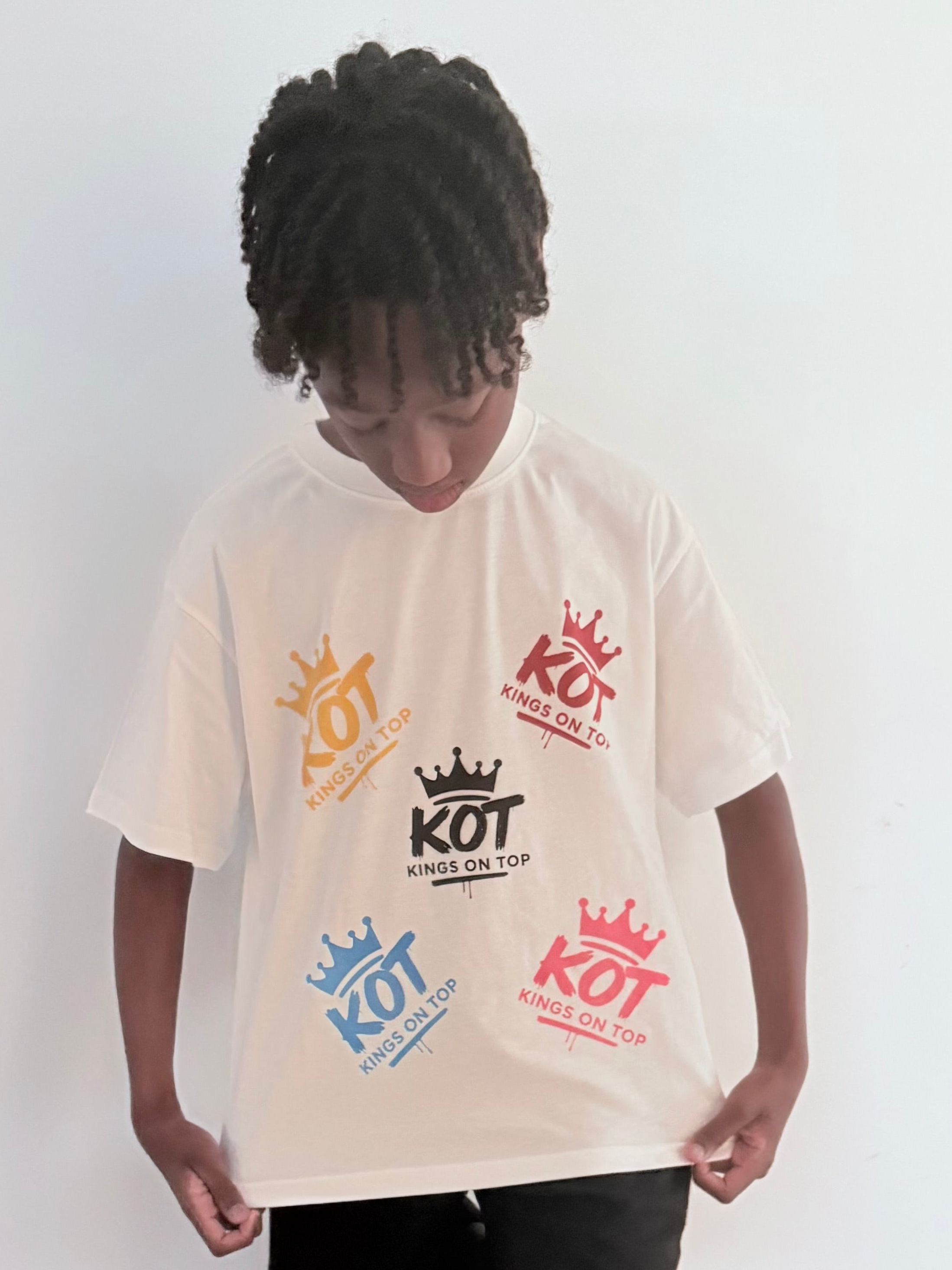 KOT Boys 'Multi Colour Logo' T-shirt