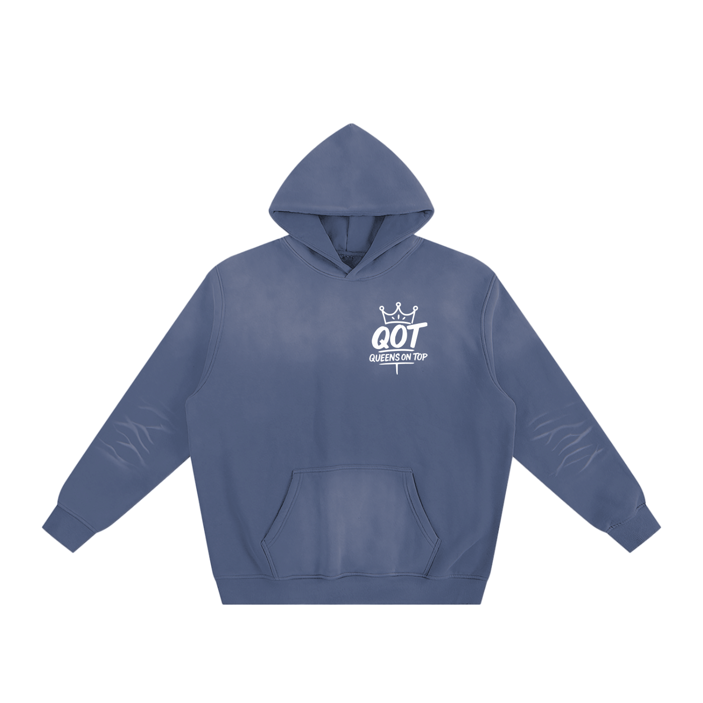 QOT 'Womens' Sunfade Fleeced Hoodie