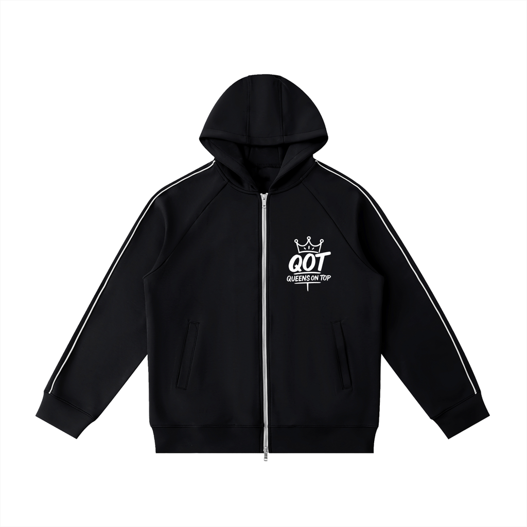 QOT ‘Womens’ Zip-Up Hoodie
