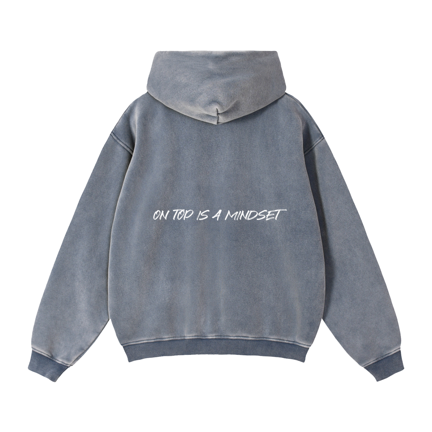 KOT 'Mens' 'ON TOP' Zip-Through Boxy Fleece Hoodie