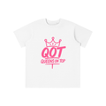 QOT Girls 'Pink & White' T-shirt